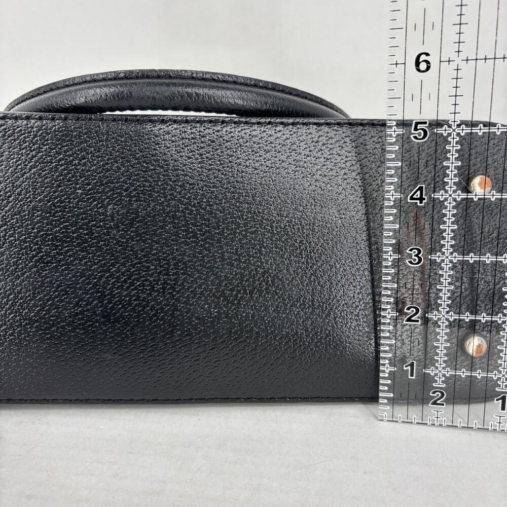 Kate Spade Rachelle Berkeley Satchel Handbag Cream Black Leather Double Handle - Picture 14 of 16